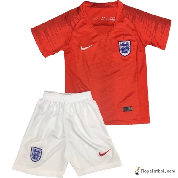 Camiseta Inglaterra Replica Segunda Ropa Niños 2018 Rojo